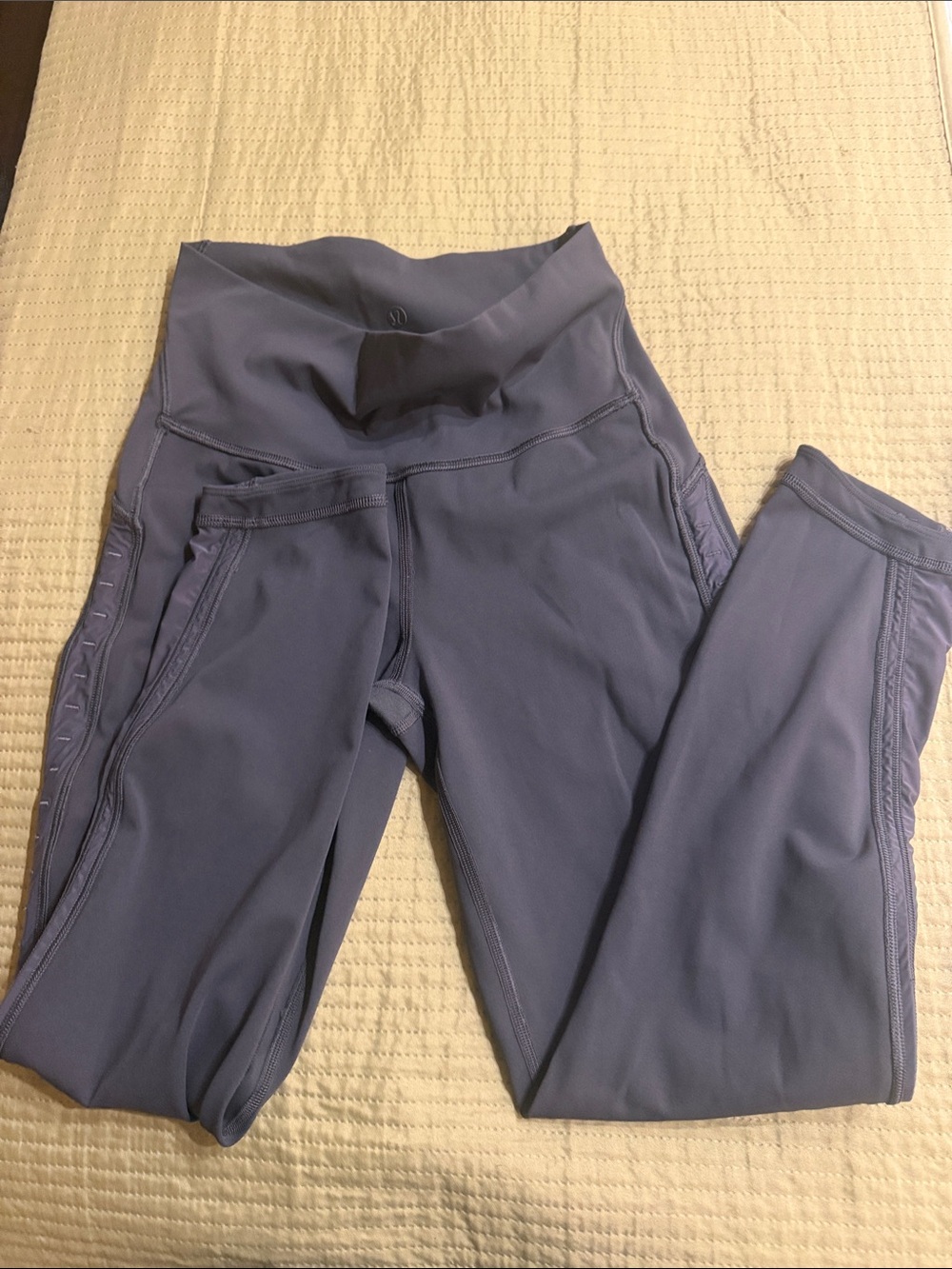 Women XS reversible High-Rise Purple Gray Active Leggings